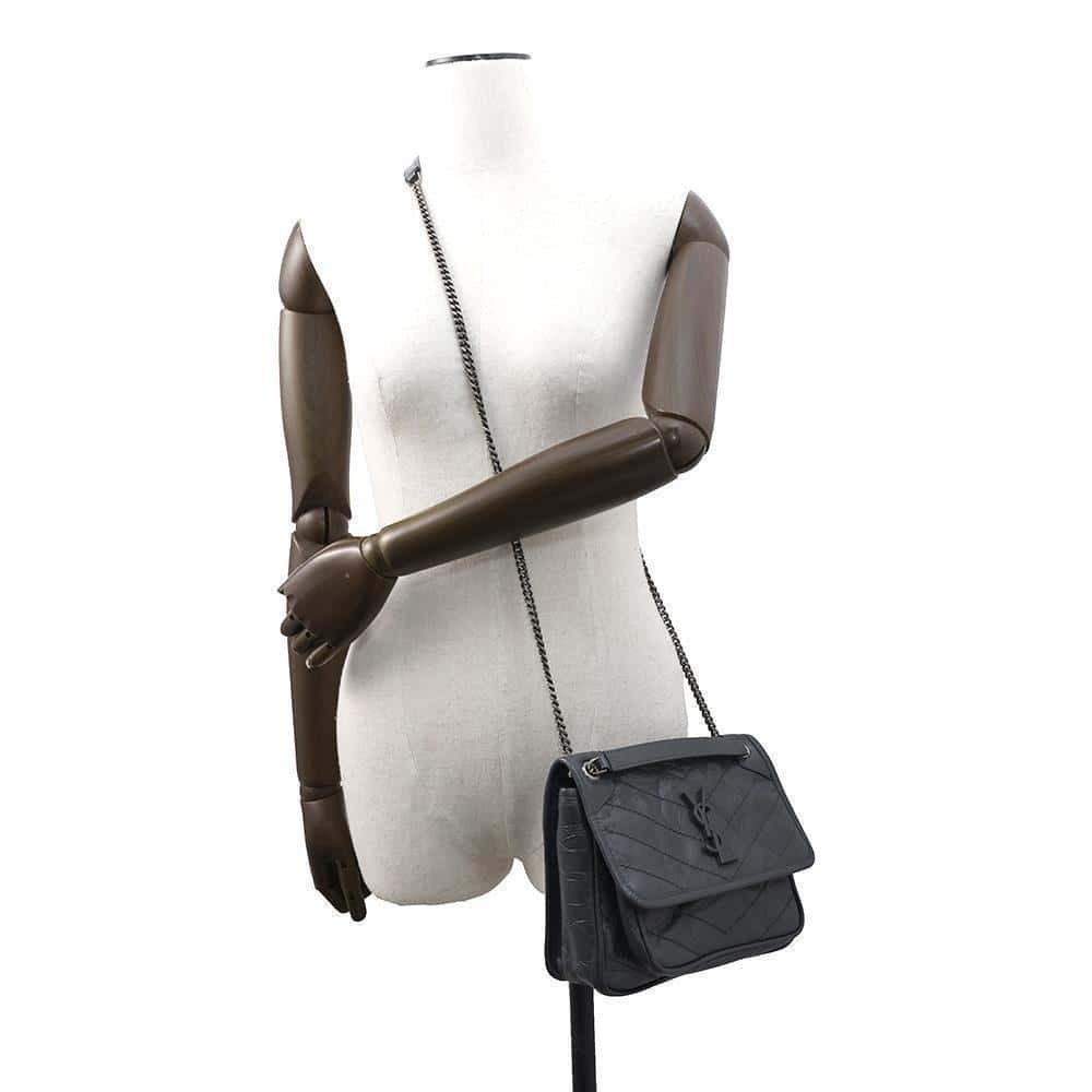 Saint Laurent Paris Chain Shoulder Bag Niki Baby Leather - Picture 5 of 12